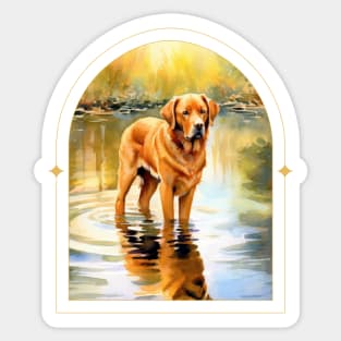 Golden River Sticker